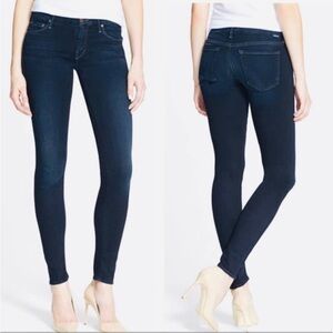 Mother women’s blue jeans size 27 the looker in bittersweet skinny jeans